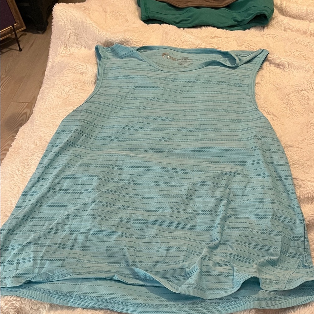 Light Blue Sleeveless Tank Top